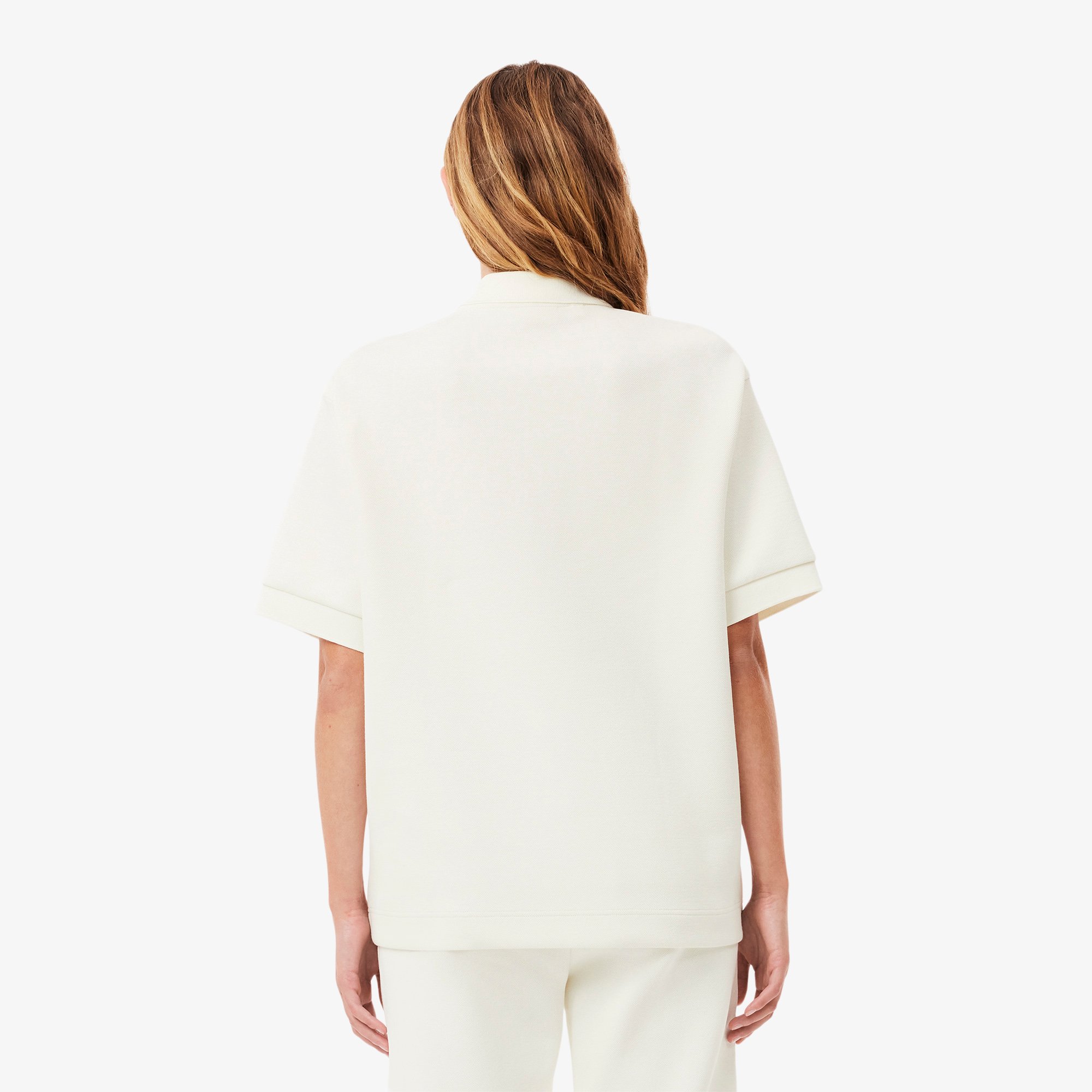 Áo Polo Lacoste Nữ Piqué Oversize