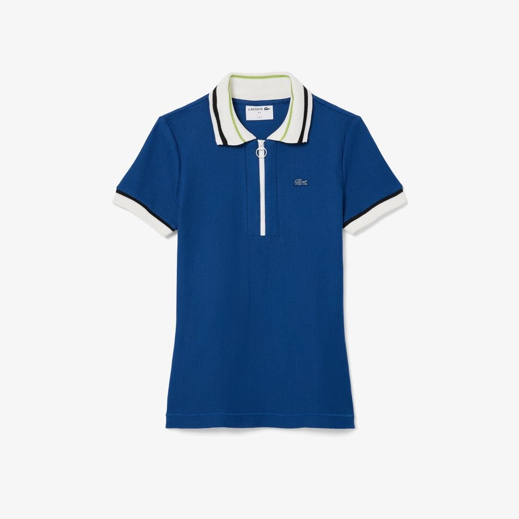 Áo Polo Lacoste Nữ Ôm Dáng Piqué Do Pháp Sản Xuất