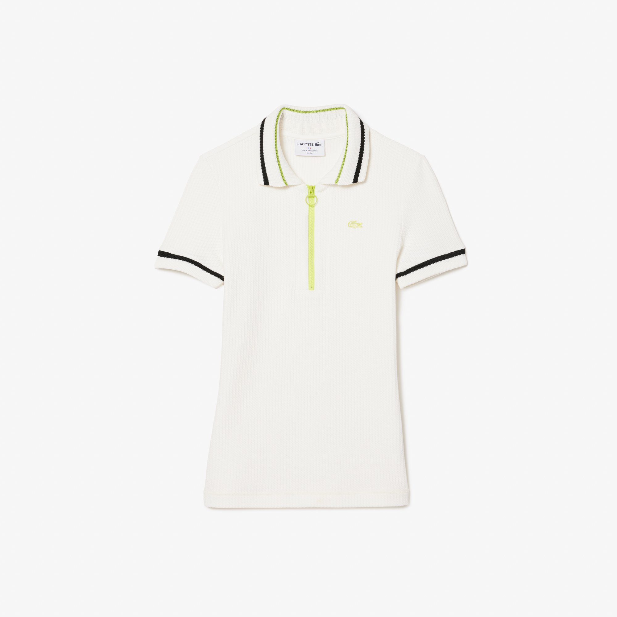 Áo Polo Lacoste Nữ Ôm Dáng Piqué Do Pháp Sản Xuất