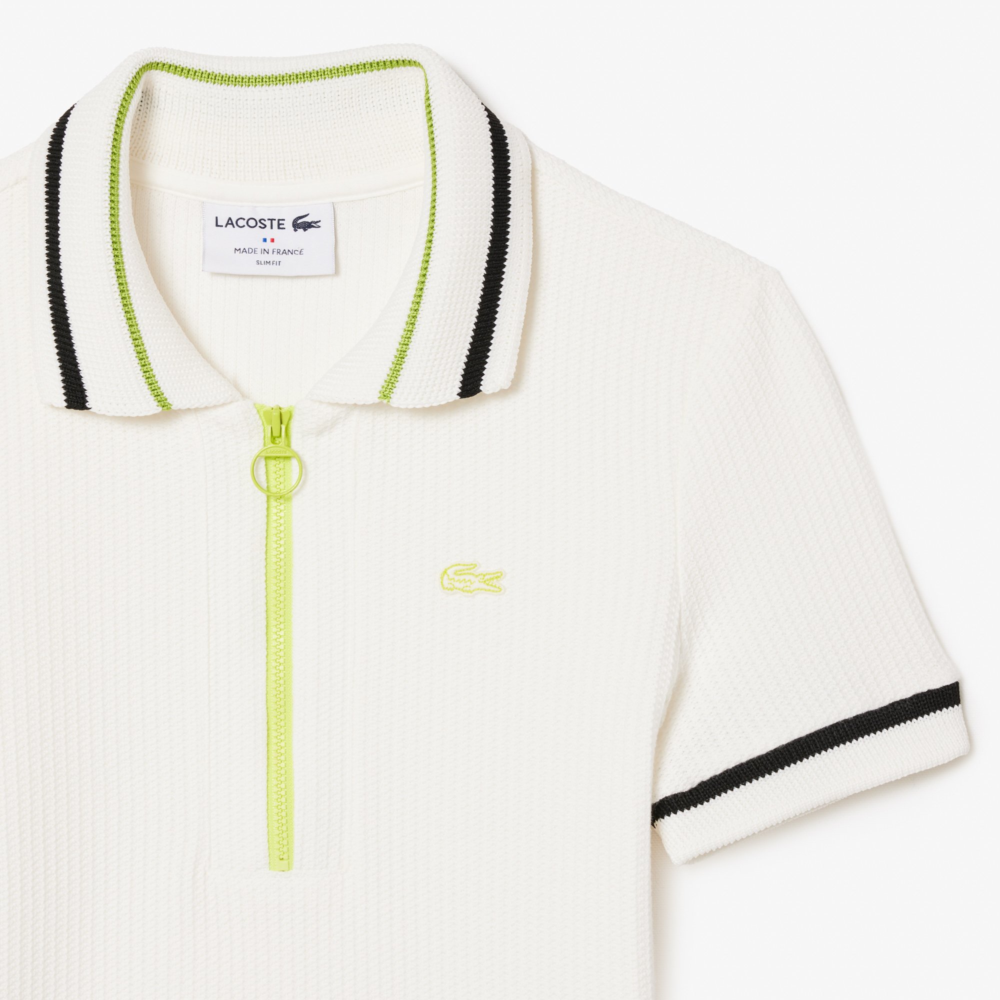 Áo Polo Lacoste Nữ Ôm Dáng Piqué Do Pháp Sản Xuất