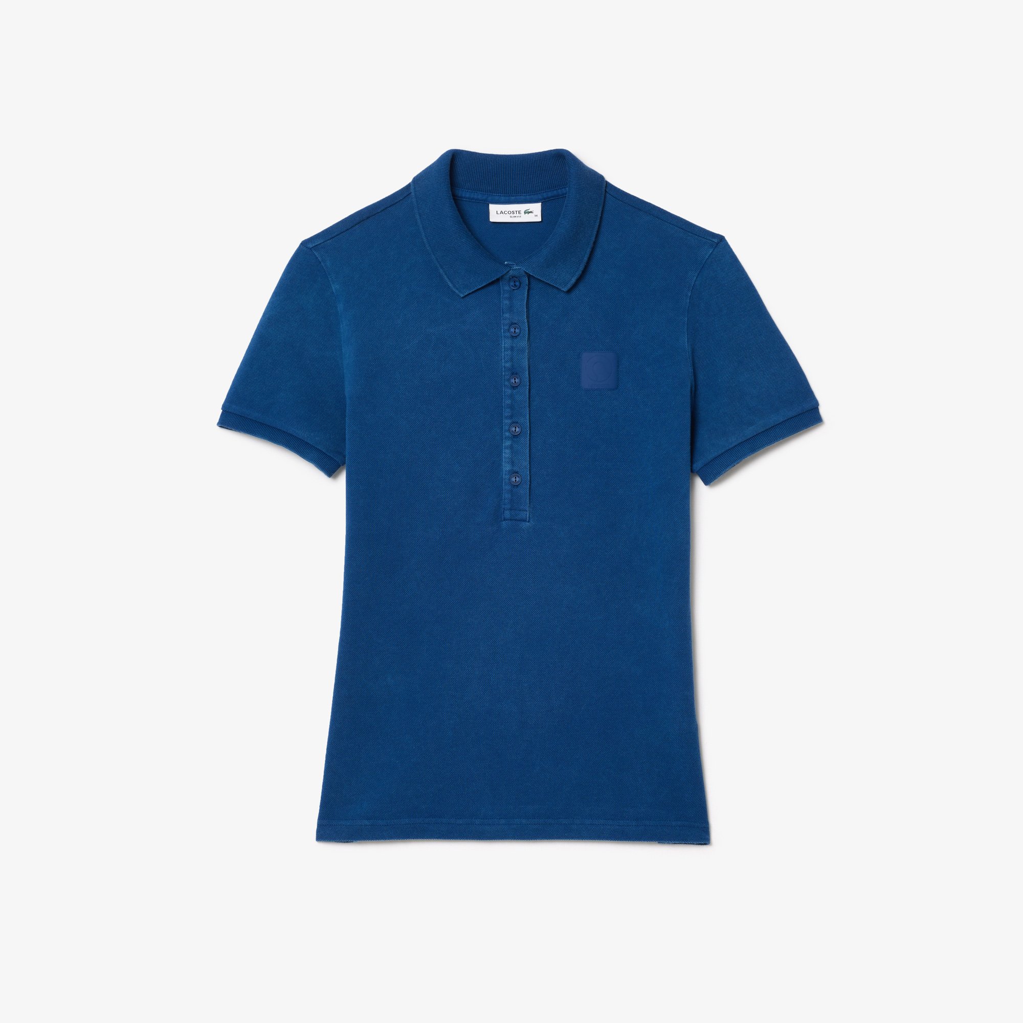 Áo Polo Lacoste Nữ Ôm Dáng Piqué Hiệu Ứng Washed