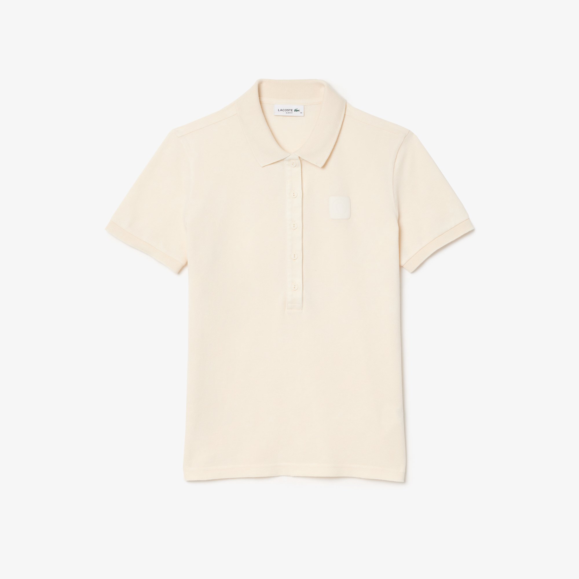 Áo Polo Lacoste Nữ Ôm Dáng Piqué Hiệu Ứng Washed