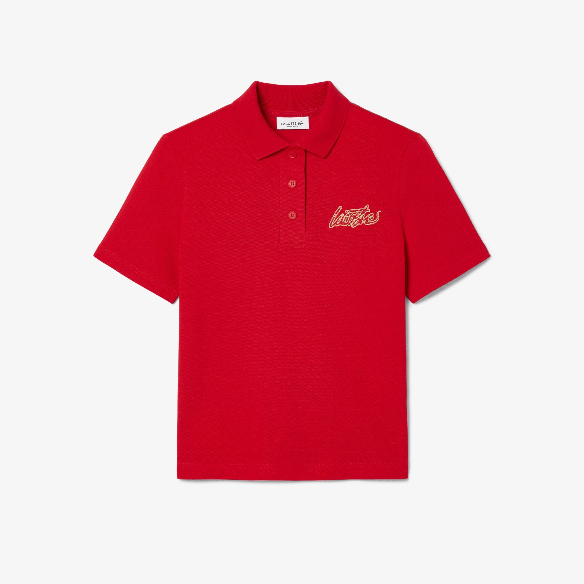 Áo Polo Lacoste Nữ Piqué Tết Nguyên Đán Chất Liệu Co Giãn