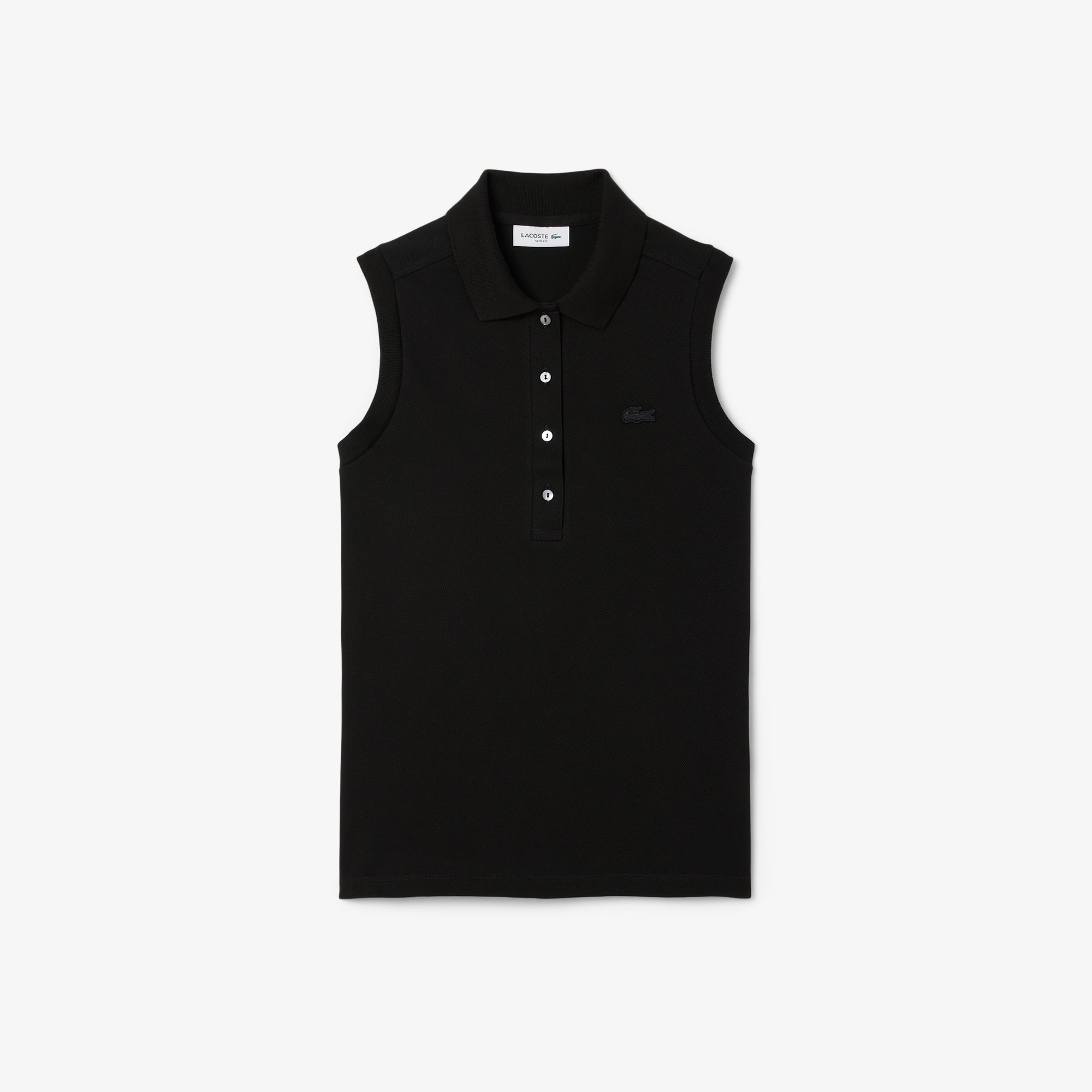 Áo Polo Lacoste Nữ L.12.D Piqué Ôm Dáng Sát Nách Co Dãn