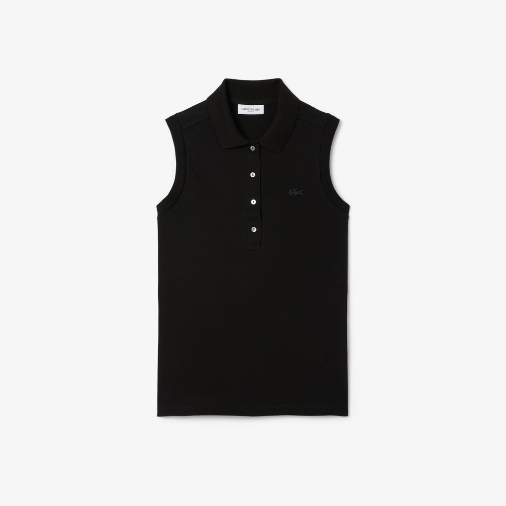 Áo Polo Lacoste Nữ L.12.D Piqué Ôm Dáng Sát Nách Co Dãn