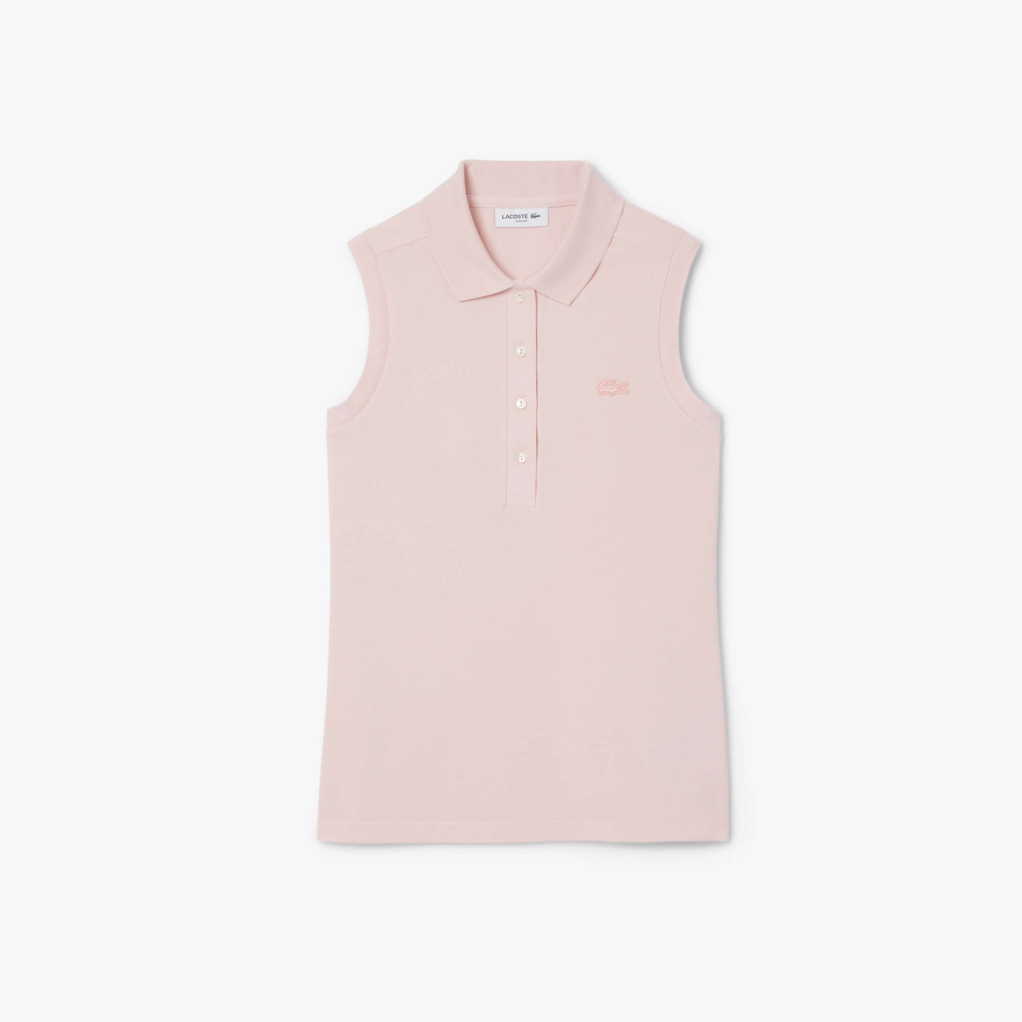 Áo Polo Lacoste Nữ L.12.D Piqué Ôm Dáng Sát Nách Co Dãn