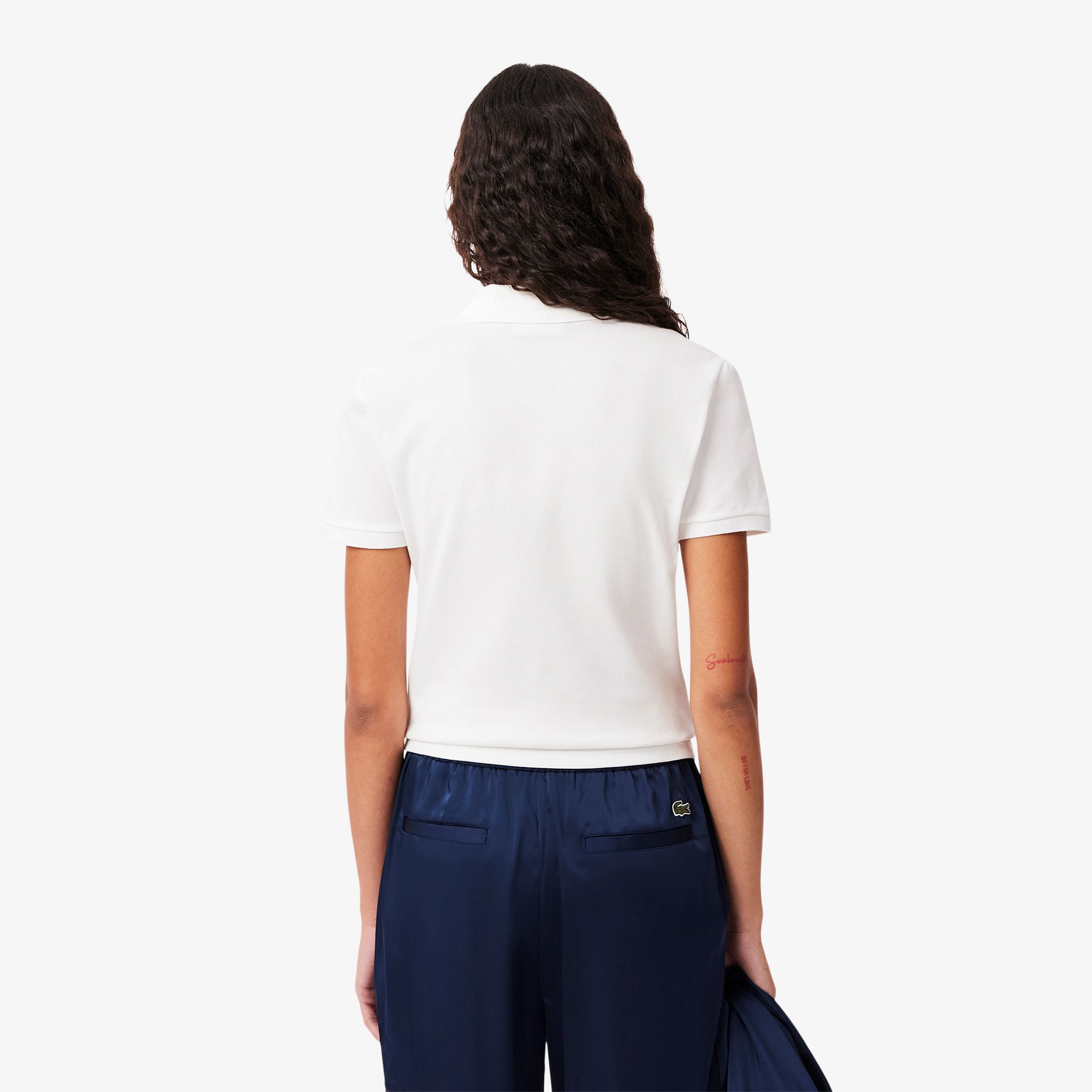 Áo Polo Lacoste Nữ L.12.D Ôm Dáng Chất Liệu Piqué Co Giãn