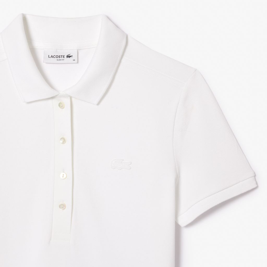 Áo Polo Lacoste Nữ L.12.D Ôm Dáng Chất Liệu Piqué Co Giãn
