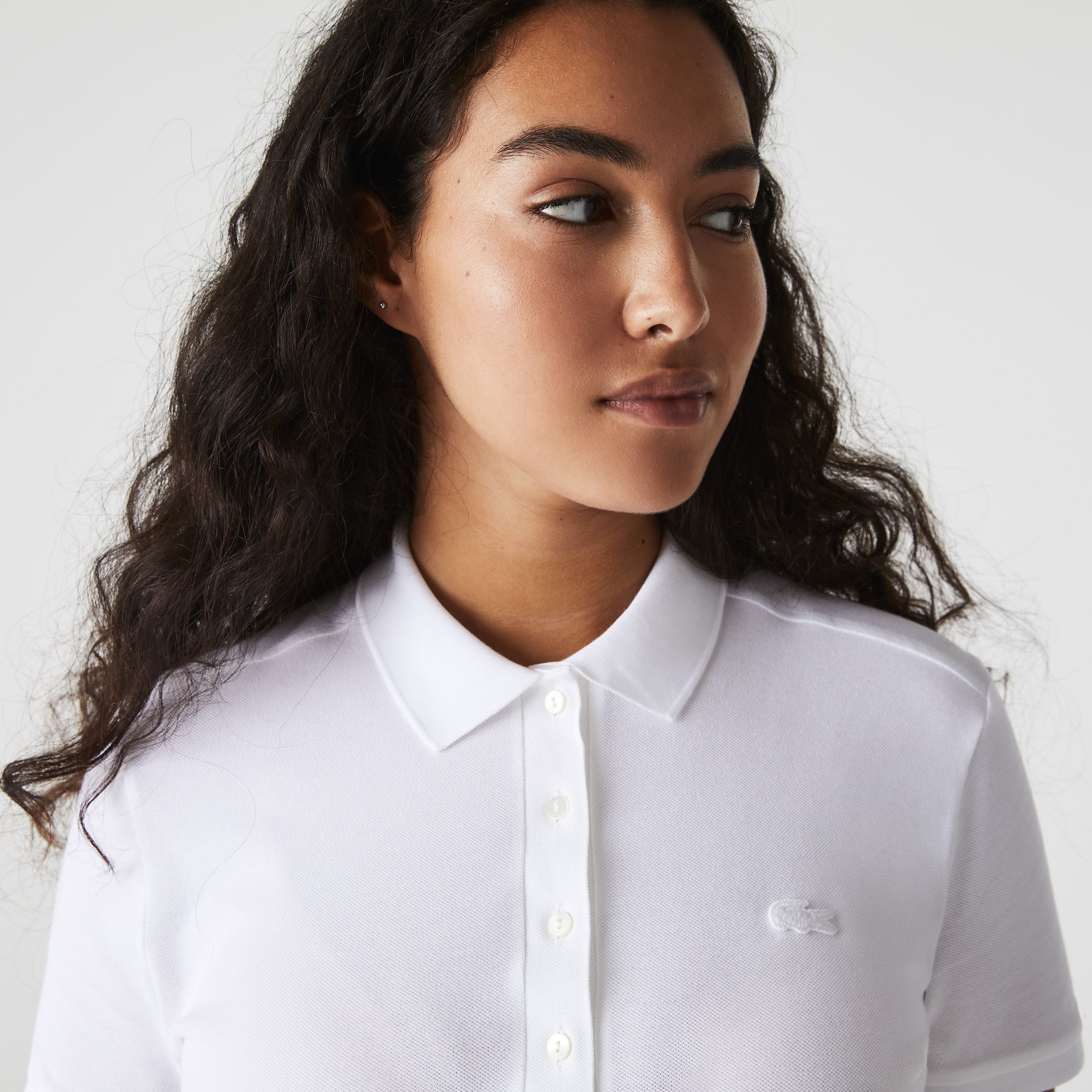 Áo Polo Lacoste Nữ L.12.D Ôm Dáng Chất Liệu Piqué Co Giãn