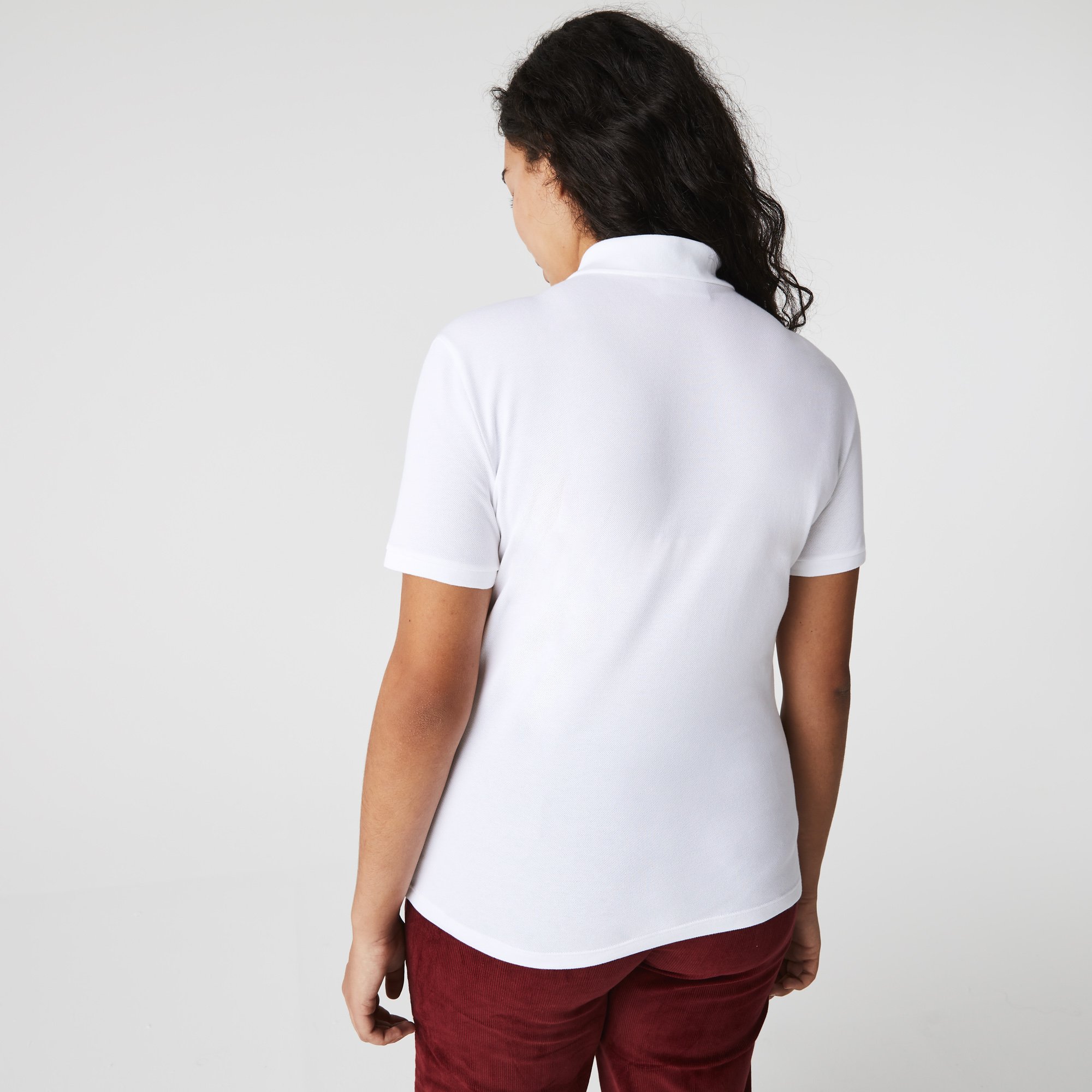 Áo Polo Lacoste Nữ L.12.D Ôm Dáng Chất Liệu Piqué Co Giãn