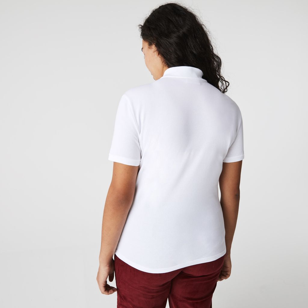 Áo Polo Lacoste Nữ L.12.D Ôm Dáng Chất Liệu Piqué Co Giãn