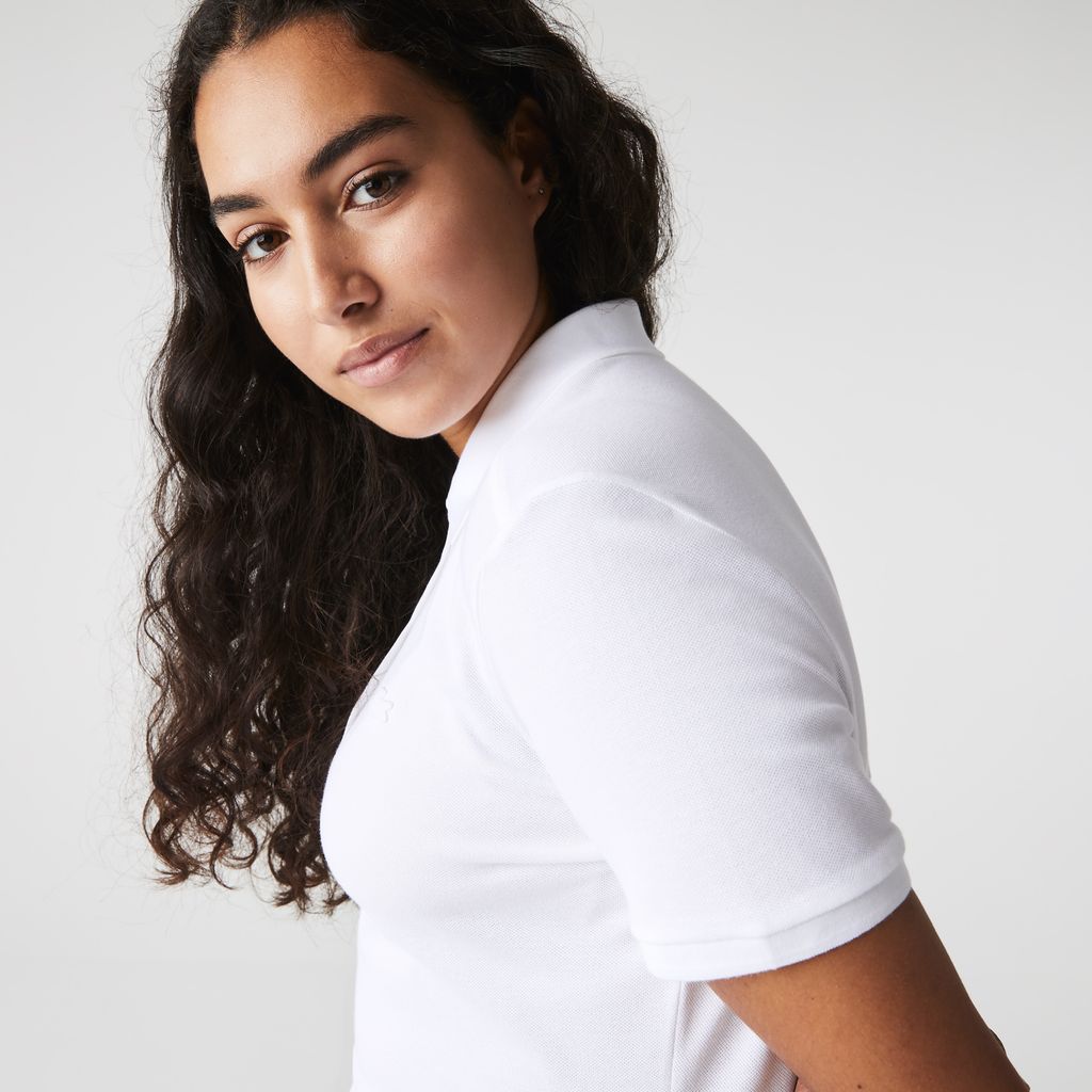 Áo Polo Lacoste Nữ L.12.D Ôm Dáng Chất Liệu Piqué Co Giãn
