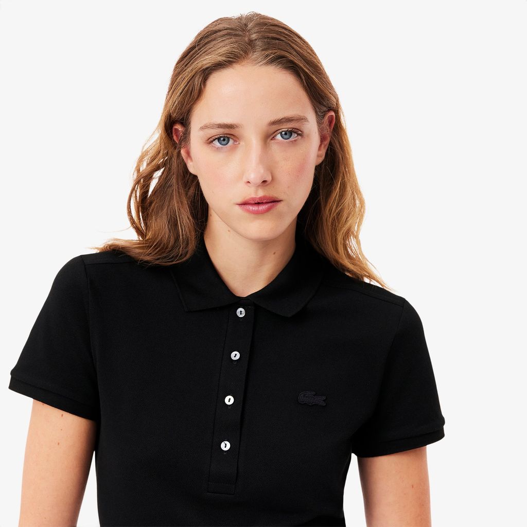 Áo Polo Lacoste Nữ L.12.D Ôm Dáng Chất Liệu Piqué Co Giãn