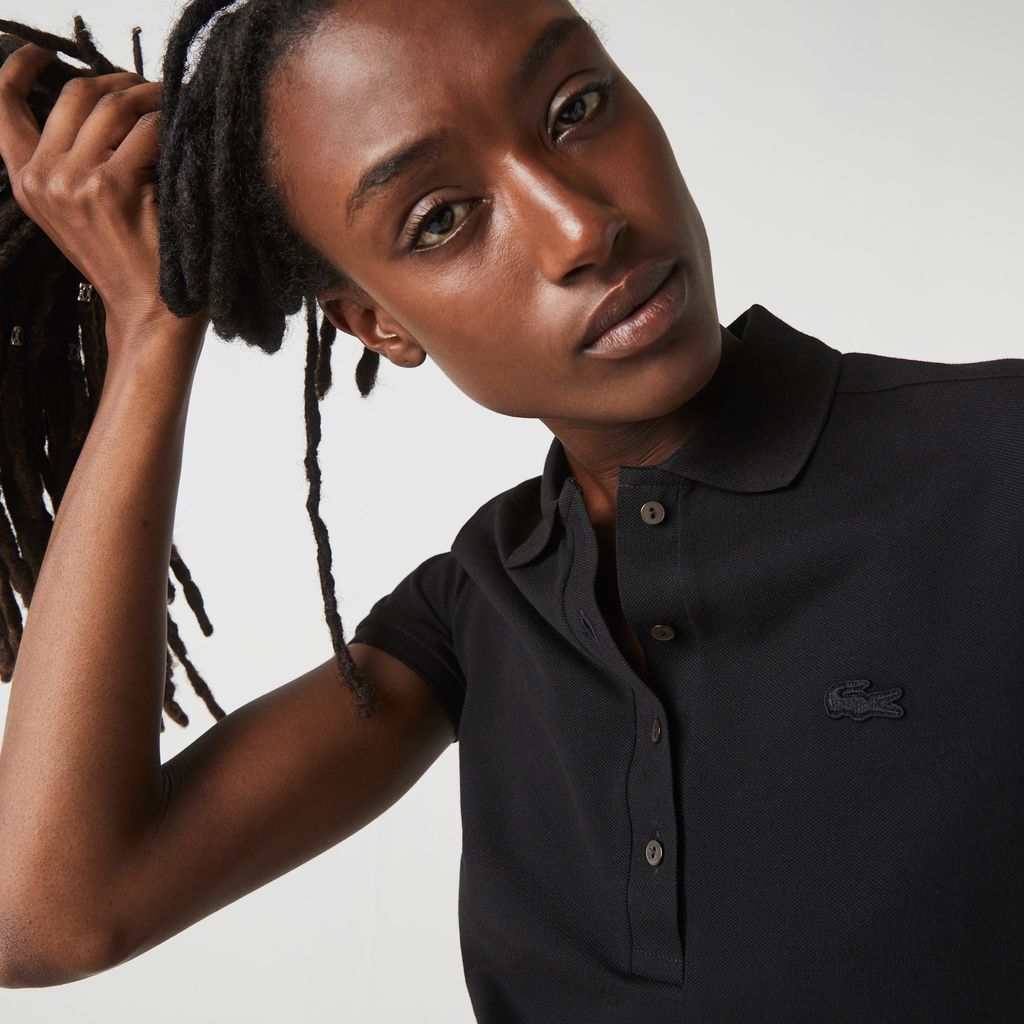 Áo Polo Lacoste Nữ L.12.D Ôm Dáng Chất Liệu Piqué Co Giãn