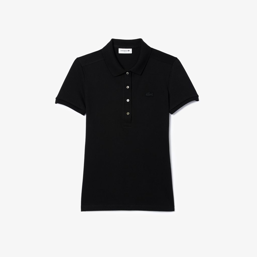 Áo Polo Lacoste Nữ L.12.D Ôm Dáng Chất Liệu Piqué Co Giãn