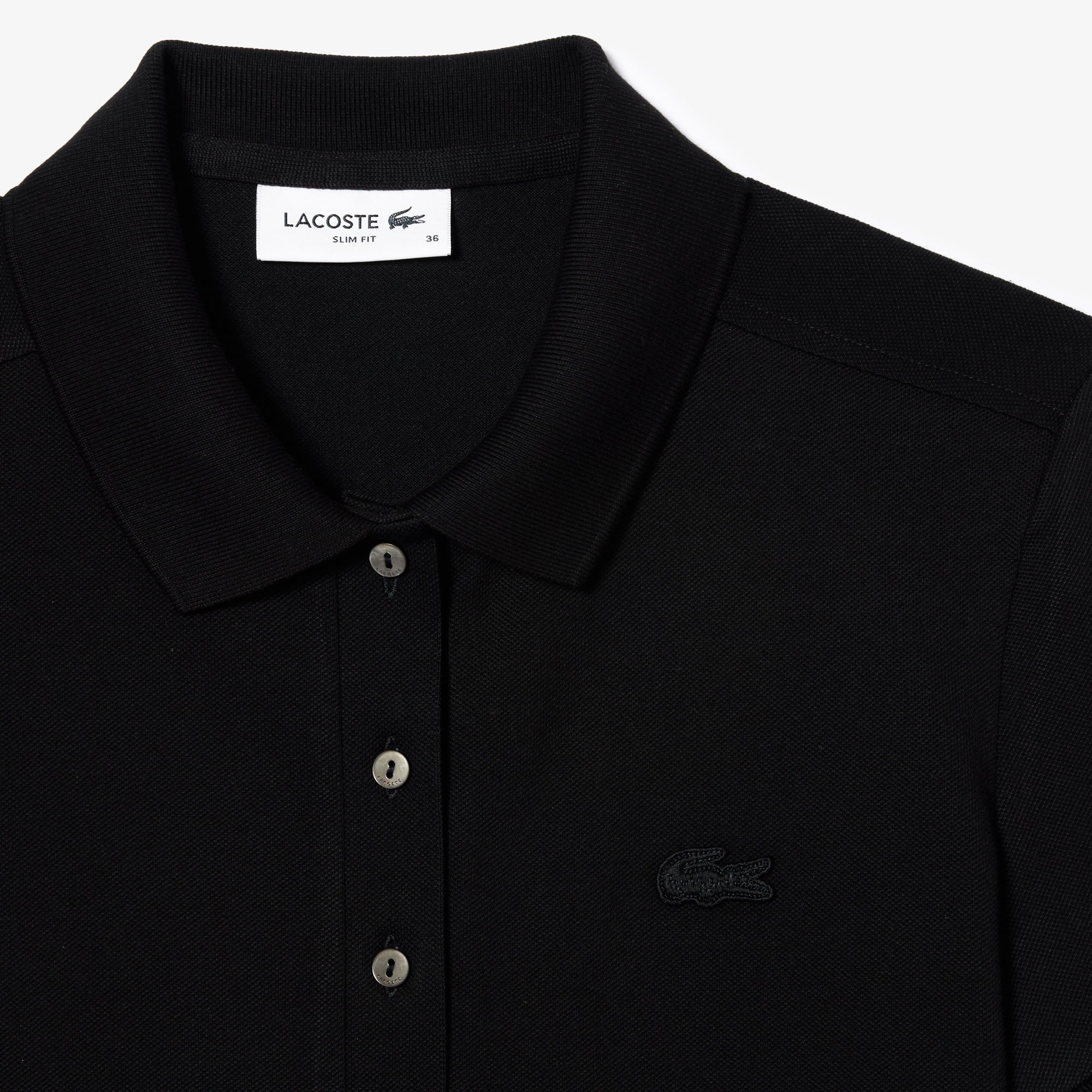 Áo Polo Lacoste Nữ L.12.D Ôm Dáng Chất Liệu Piqué Co Giãn