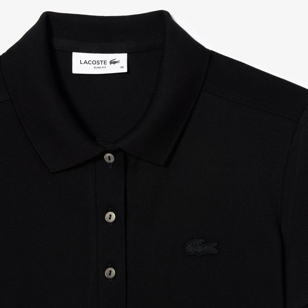 Áo Polo Lacoste Nữ L.12.D Ôm Dáng Chất Liệu Piqué Co Giãn