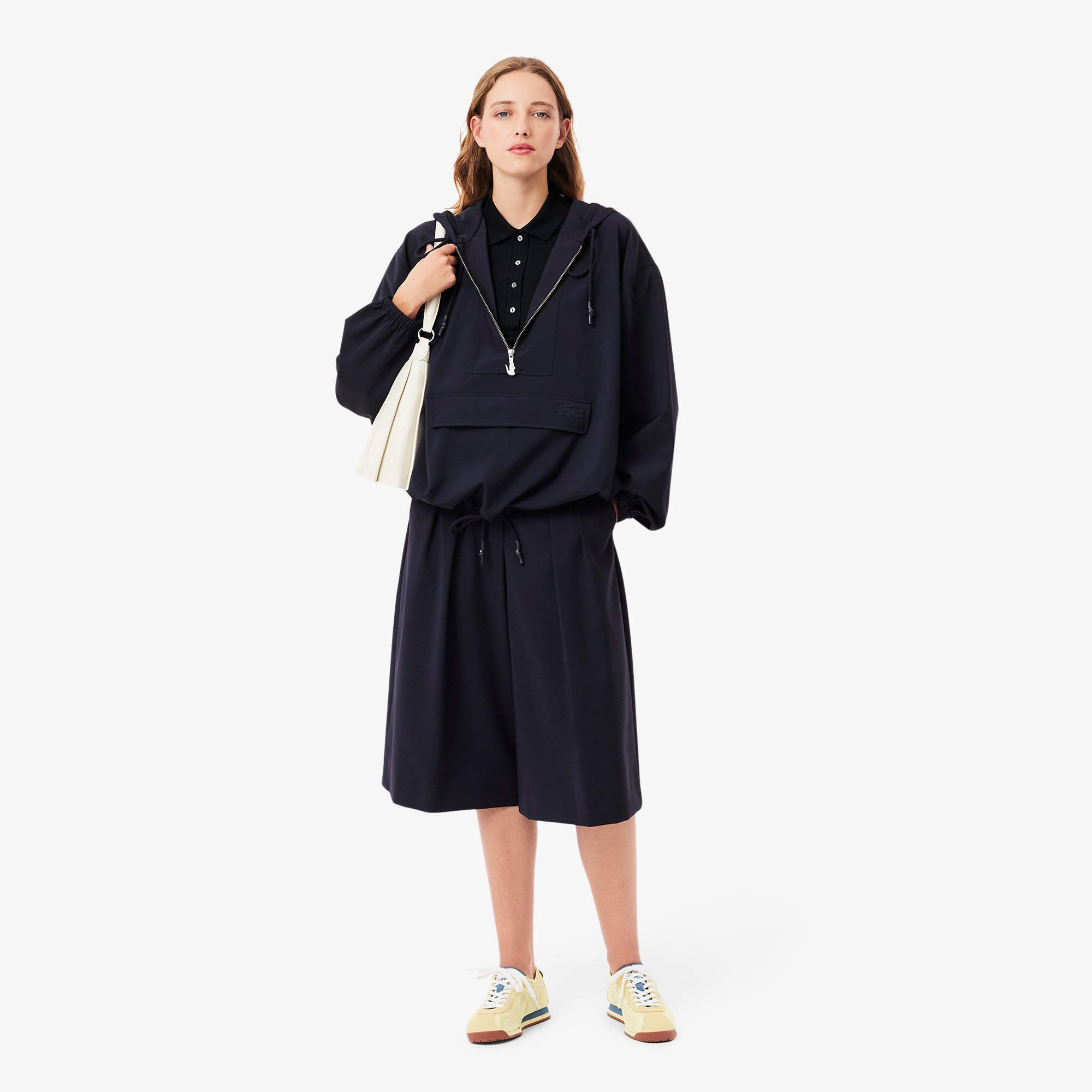 Áo Polo Lacoste Nữ L.12.D Ôm Dáng Chất Liệu Piqué Co Giãn
