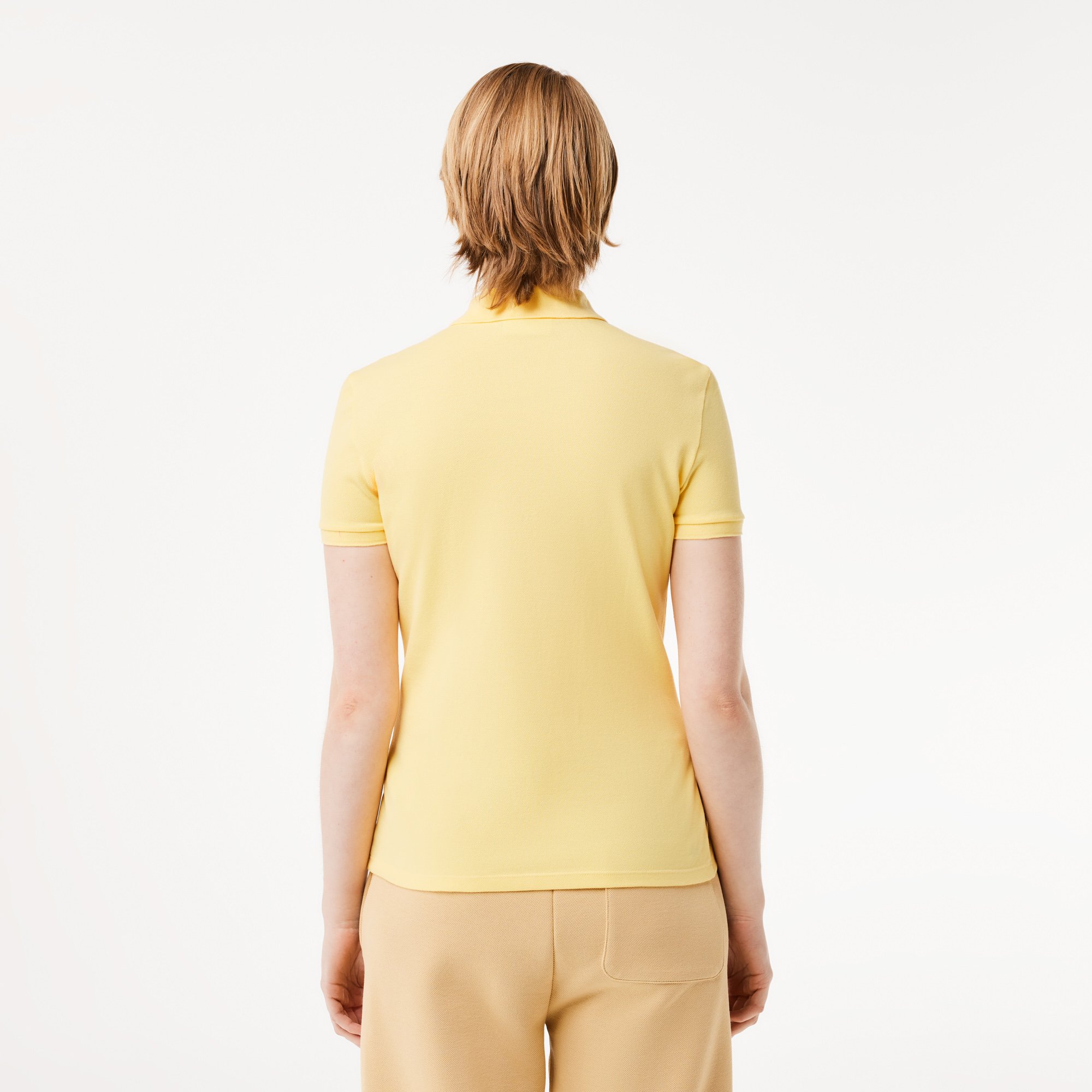 Áo Polo Lacoste Nữ L.12.D Ôm Dáng Chất Liệu Piqué Co Giãn