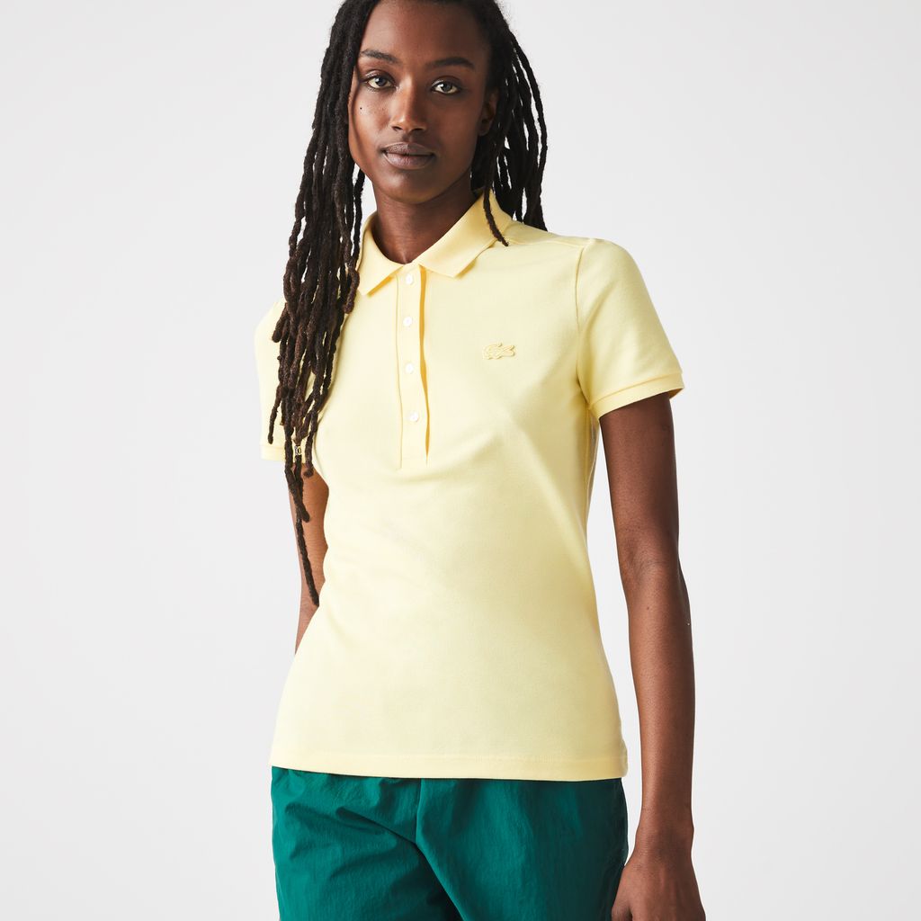 Áo Polo Lacoste Nữ L.12.D Ôm Dáng Chất Liệu Piqué Co Giãn