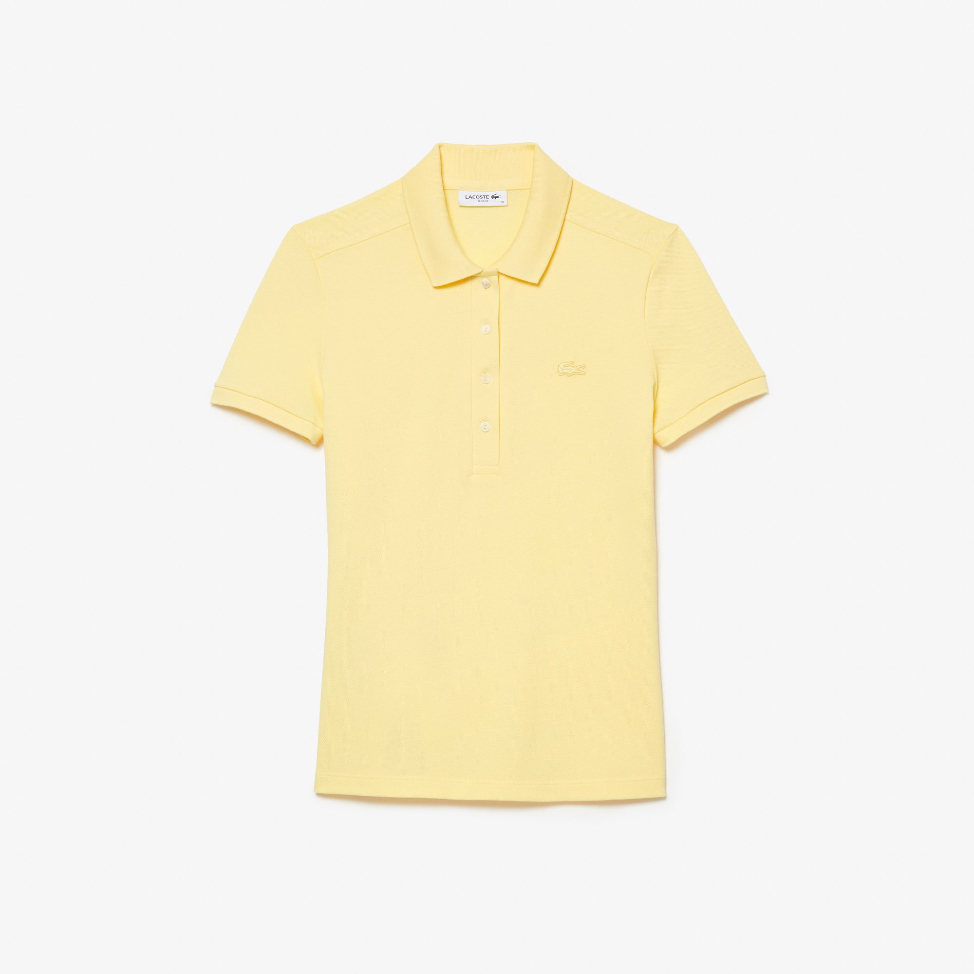 Áo Polo Lacoste Nữ L.12.D Ôm Dáng Chất Liệu Piqué Co Giãn