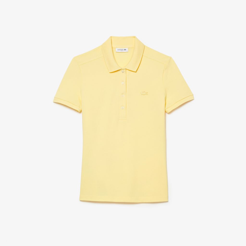 Áo Polo Lacoste Nữ L.12.D Ôm Dáng Chất Liệu Piqué Co Giãn