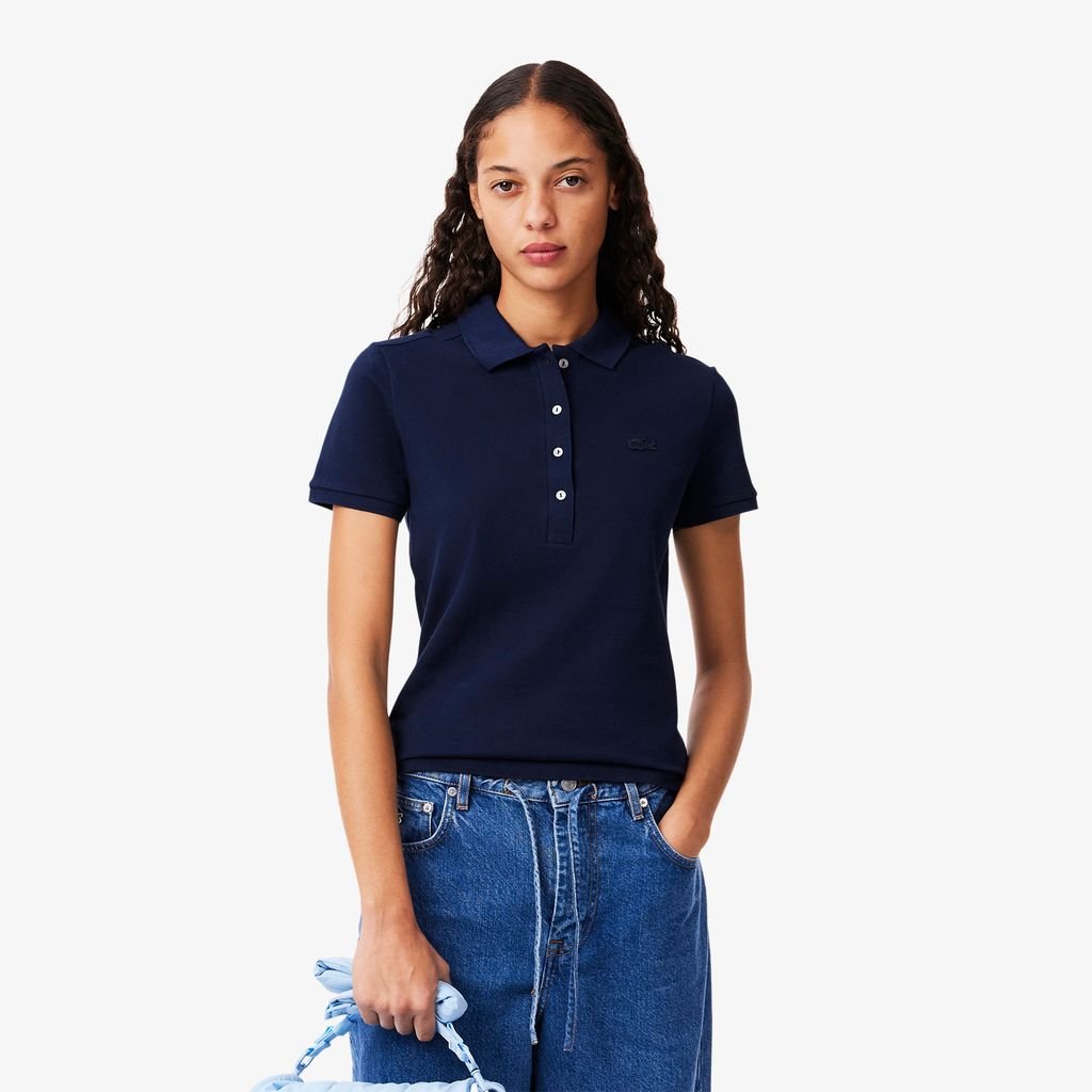Áo Polo Lacoste Nữ L.12.D Ôm Dáng Chất Liệu Piqué Co Giãn