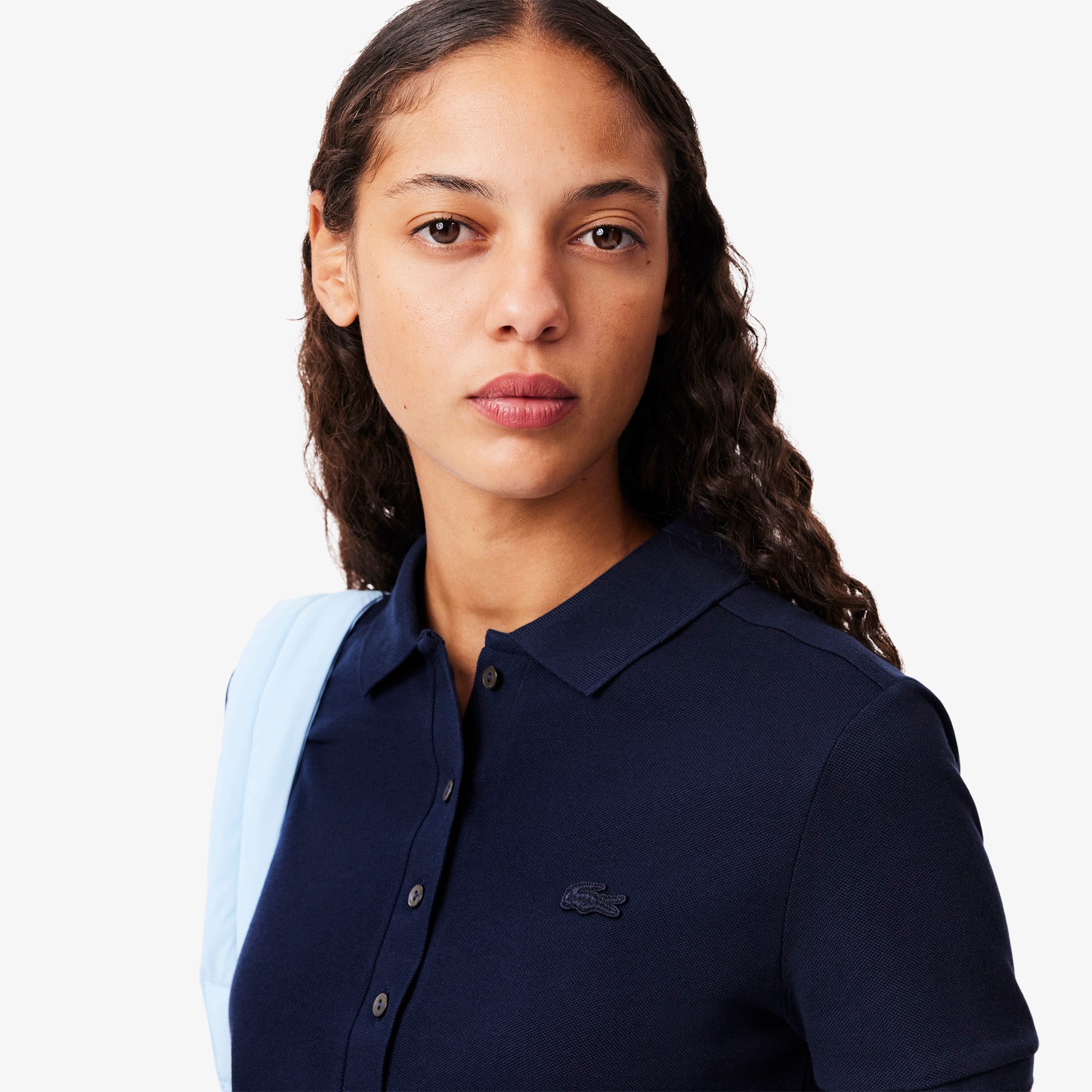Áo Polo Lacoste Nữ L.12.D Ôm Dáng Chất Liệu Piqué Co Giãn