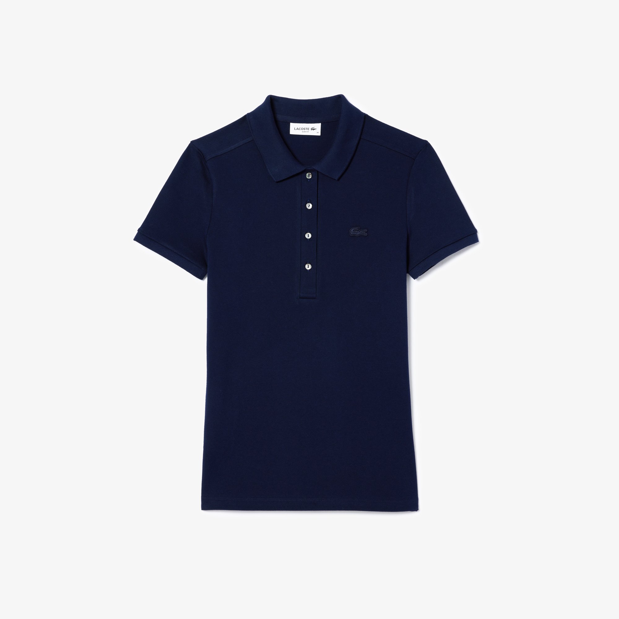 Áo Polo Lacoste Nữ L.12.D Ôm Dáng Chất Liệu Piqué Co Giãn
