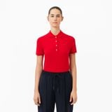 Áo Polo Lacoste Nữ L.12.D Ôm Dáng Chất Liệu Piqué Co Giãn