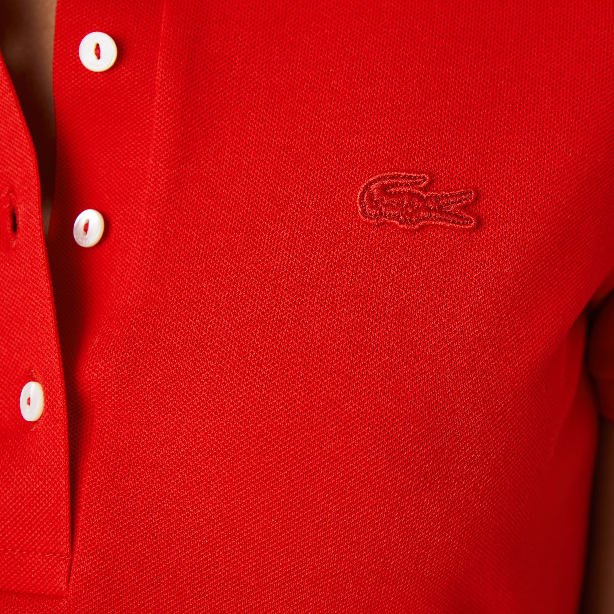 Áo Polo Lacoste Nữ L.12.D Ôm Dáng Chất Liệu Piqué Co Giãn