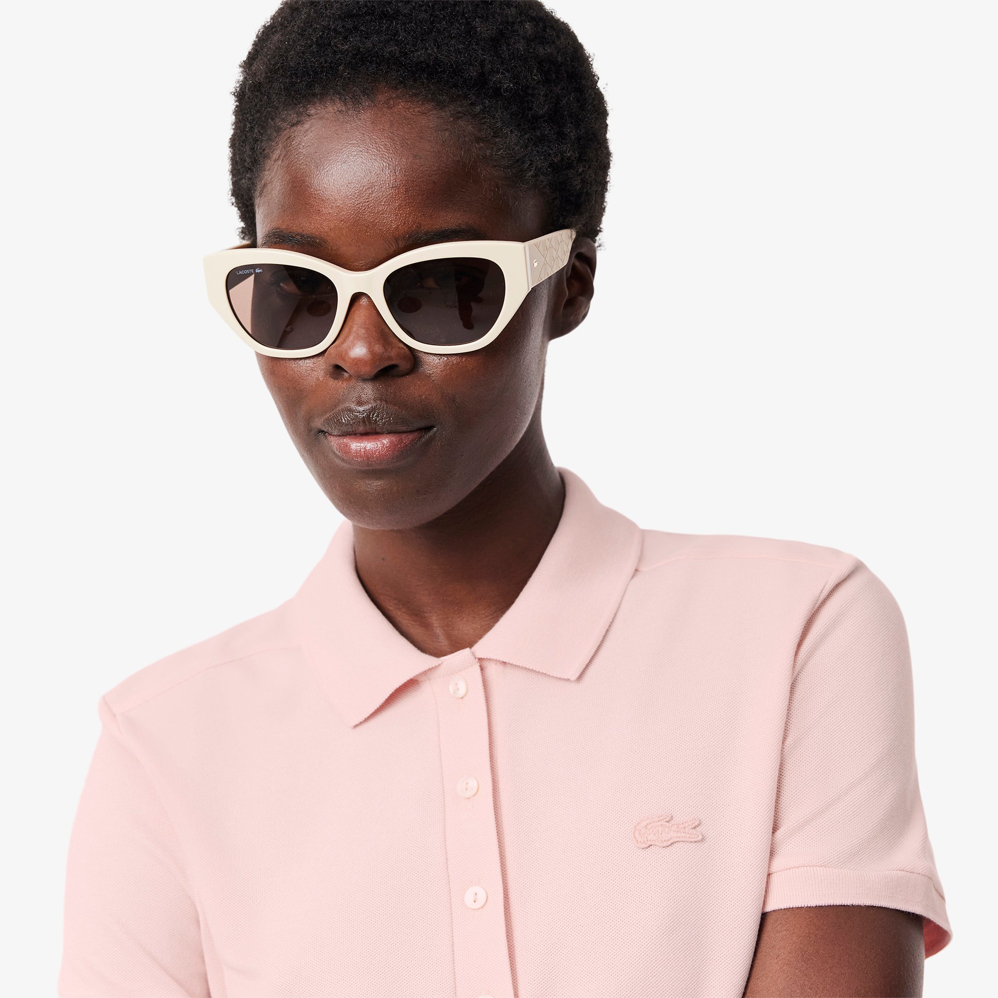 Áo Polo Lacoste Nữ L.12.D Ôm Dáng Chất Liệu Piqué Co Giãn