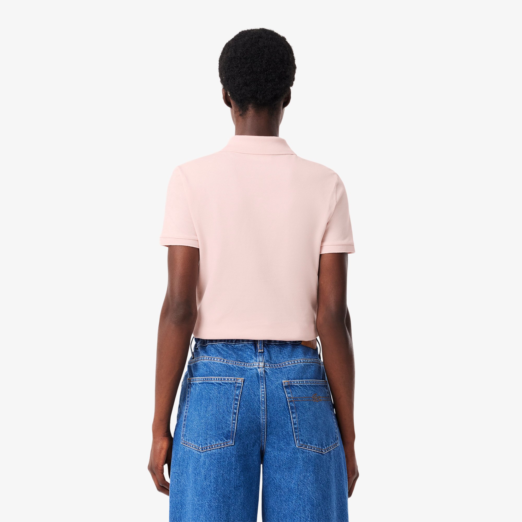 Áo Polo Lacoste Nữ L.12.D Ôm Dáng Chất Liệu Piqué Co Giãn