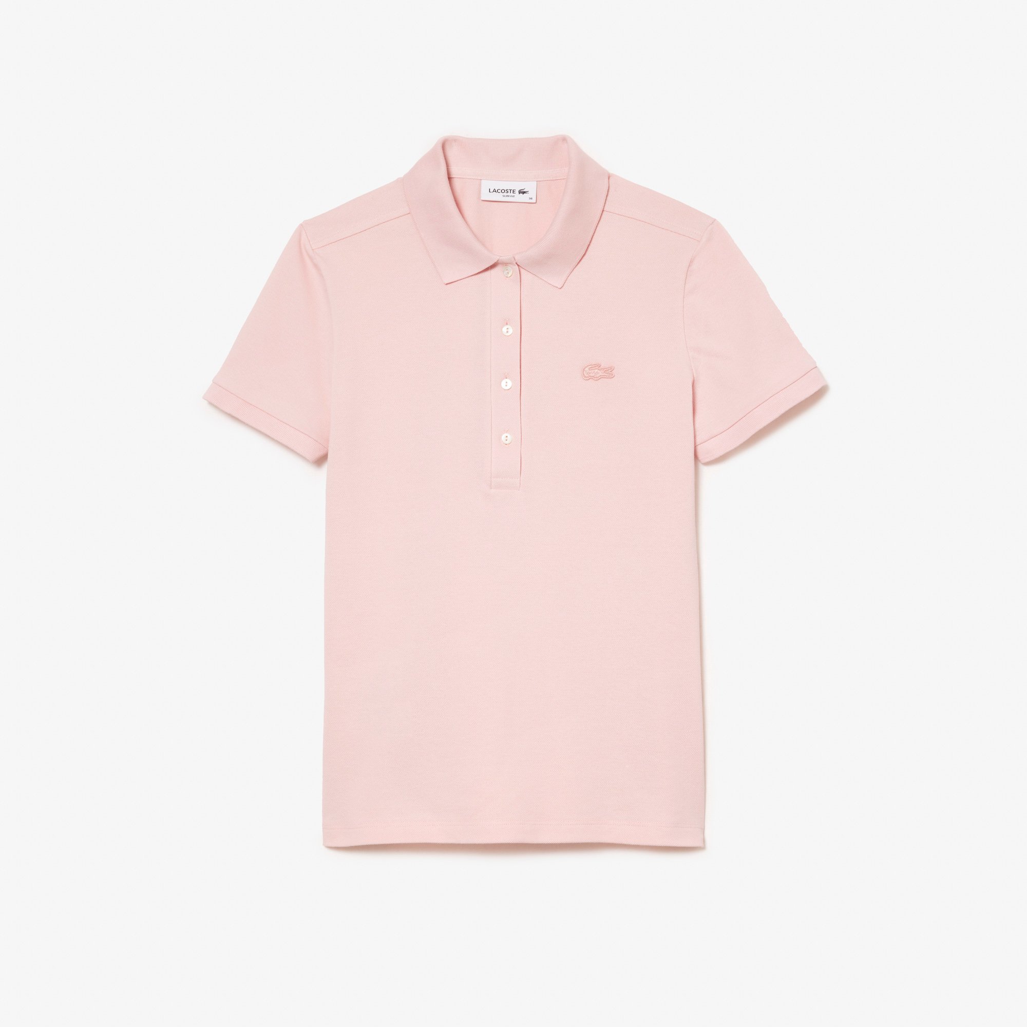 Áo Polo Lacoste Nữ L.12.D Ôm Dáng Chất Liệu Piqué Co Giãn