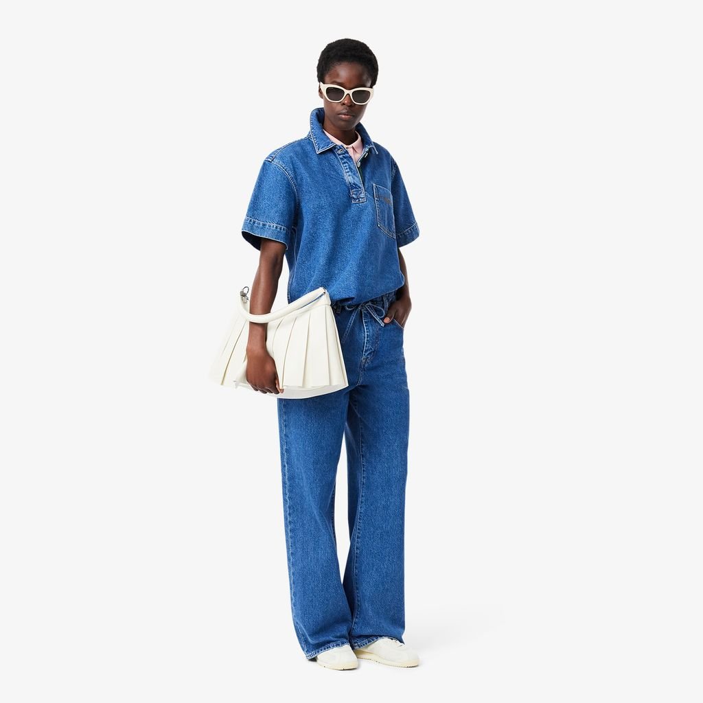 Áo Polo Lacoste Nữ L.12.D Ôm Dáng Chất Liệu Piqué Co Giãn