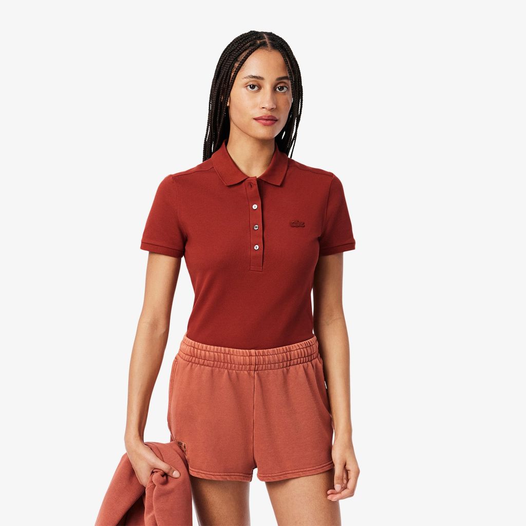 Áo Polo Lacoste Nữ L.12.D Ôm Dáng Chất Liệu Piqué Co Giãn
