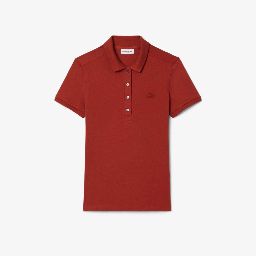 Áo Polo Lacoste Nữ L.12.D Ôm Dáng Chất Liệu Piqué Co Giãn