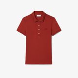 Áo Polo Lacoste Nữ L.12.D Ôm Dáng Chất Liệu Piqué Co Giãn
