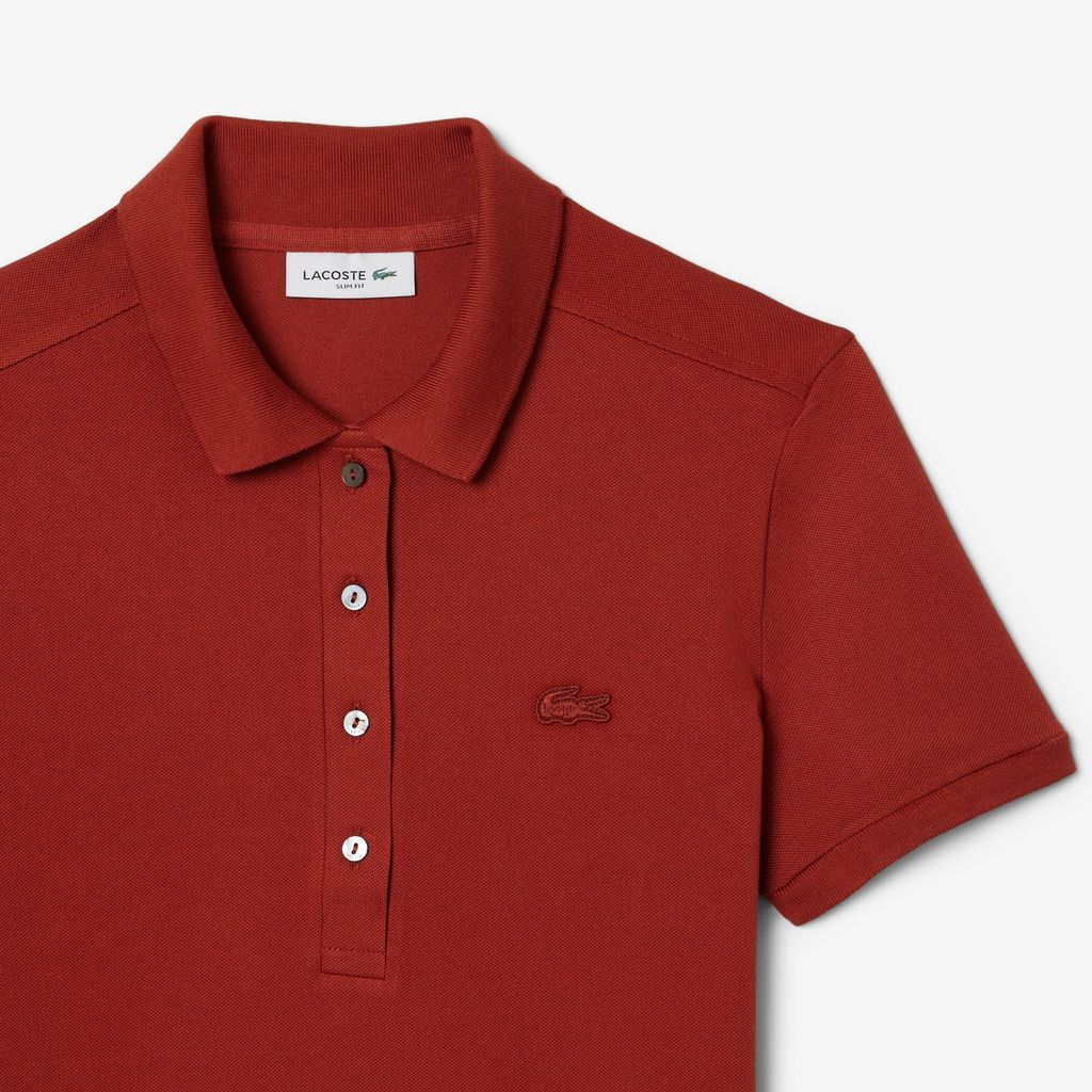 Áo Polo Lacoste Nữ L.12.D Ôm Dáng Chất Liệu Piqué Co Giãn