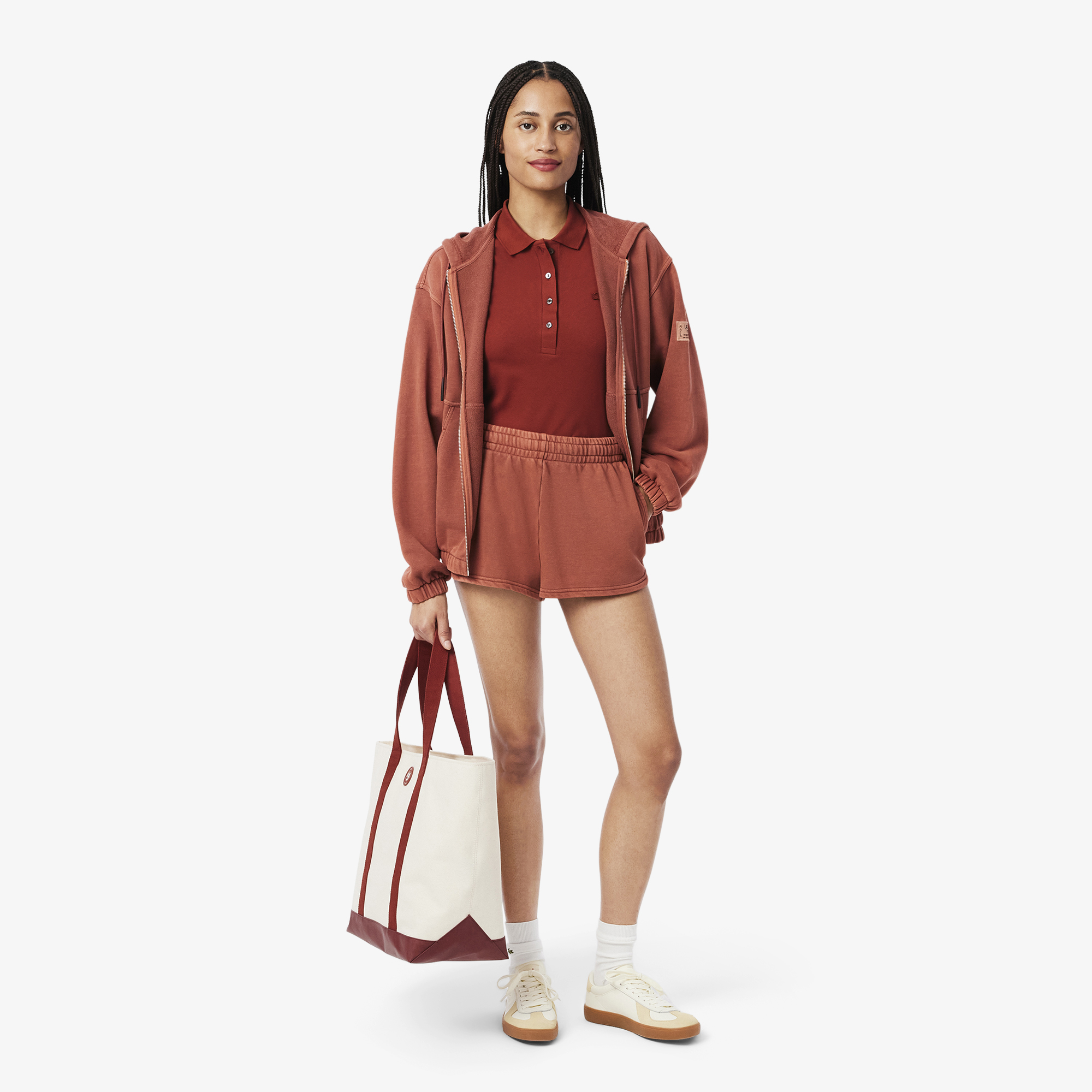 Áo Polo Lacoste Nữ L.12.D Ôm Dáng Chất Liệu Piqué Co Giãn