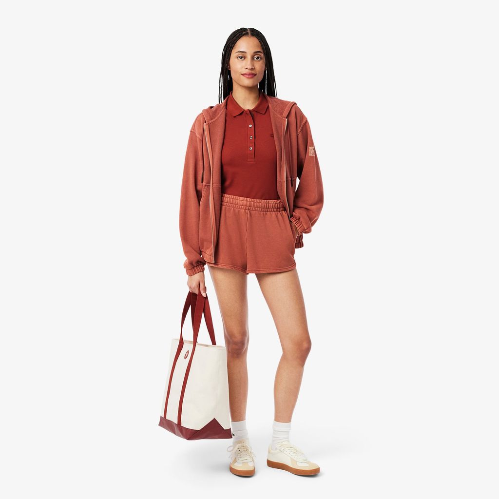 Áo Polo Lacoste Nữ L.12.D Ôm Dáng Chất Liệu Piqué Co Giãn