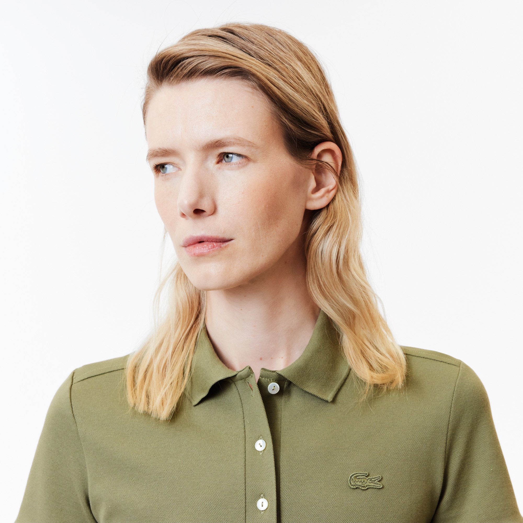 Áo Polo Lacoste Nữ L.12.D Ôm Dáng Chất Liệu Piqué Co Giãn