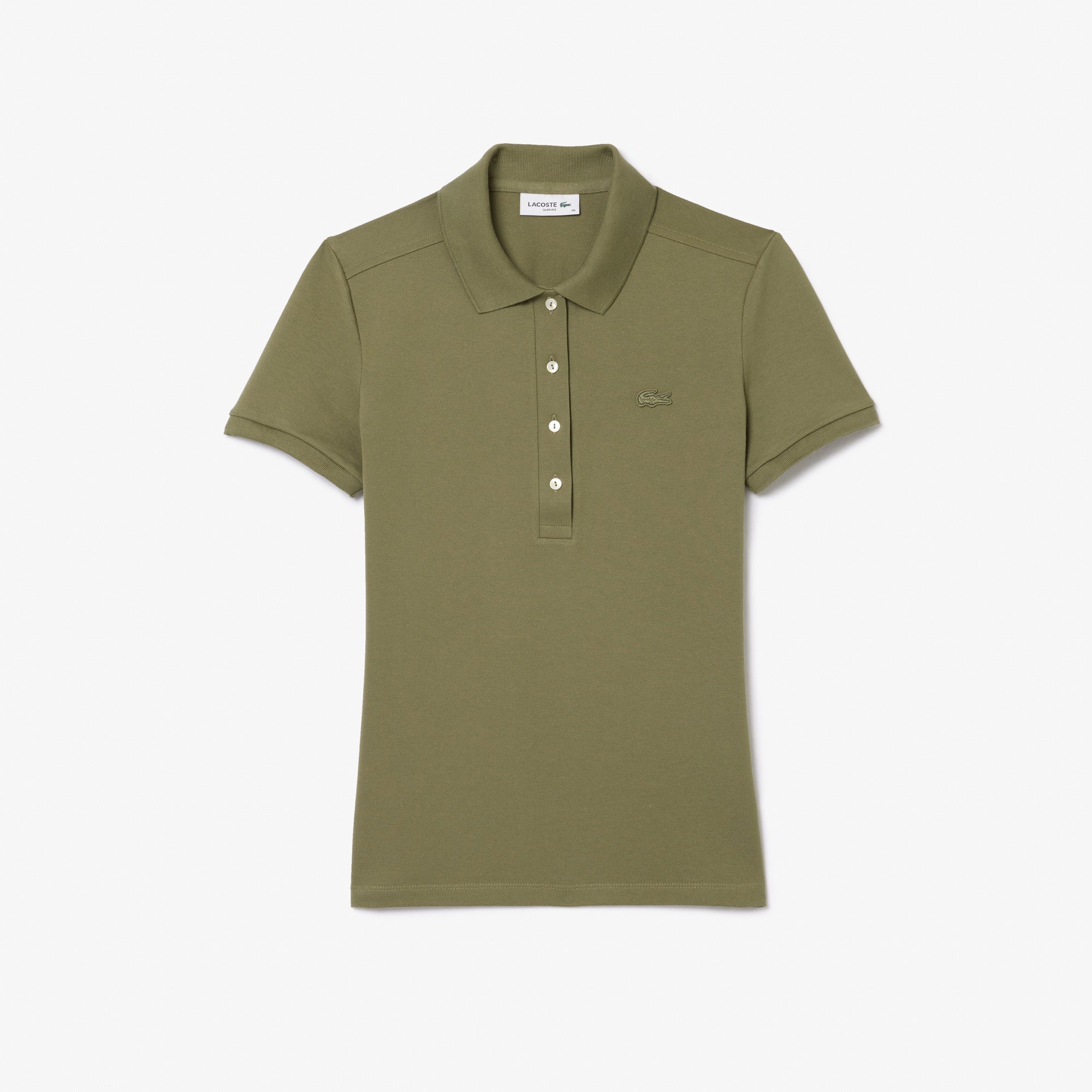 Áo Polo Lacoste Nữ L.12.D Ôm Dáng Chất Liệu Piqué Co Giãn