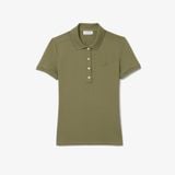 Áo Polo Lacoste Nữ L.12.D Ôm Dáng Chất Liệu Piqué Co Giãn