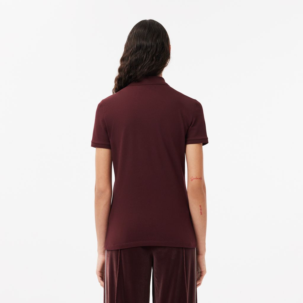 Áo Polo Lacoste Nữ L.12.D Ôm Dáng Chất Liệu Piqué Co Giãn