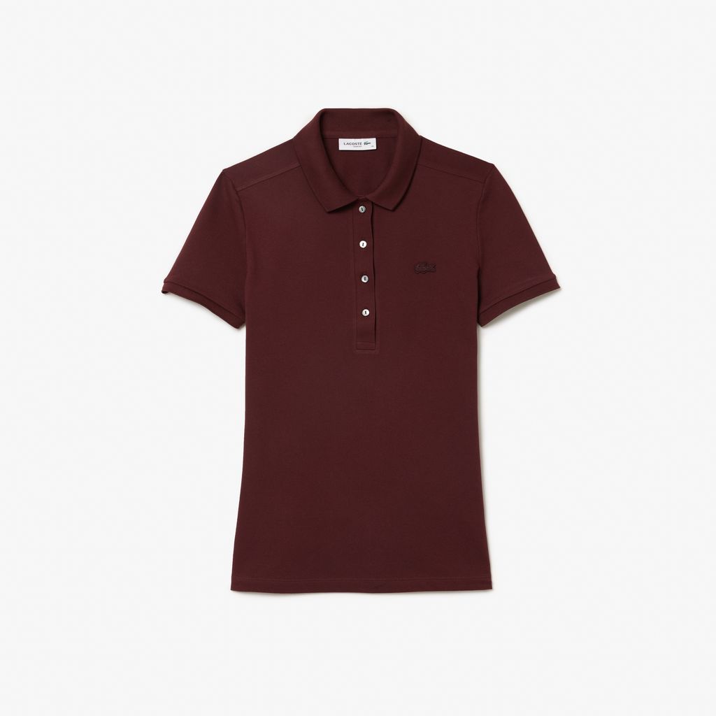 Áo Polo Lacoste Nữ L.12.D Ôm Dáng Chất Liệu Piqué Co Giãn