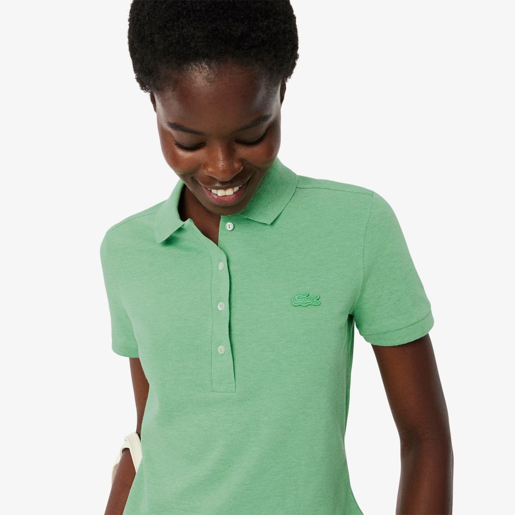 Áo Polo Lacoste Nữ L.12.D Ôm Dáng Chất Liệu Piqué Co Giãn
