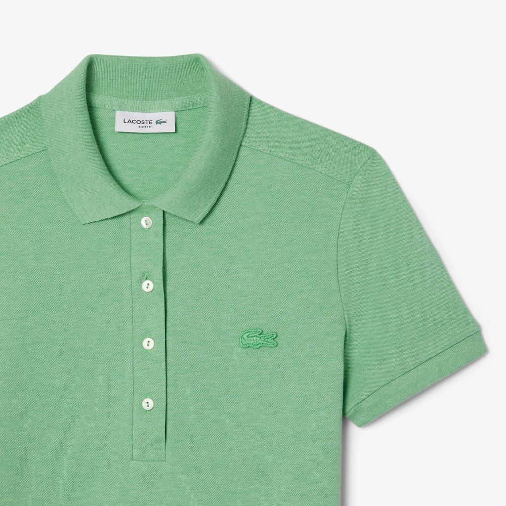 Áo Polo Lacoste Nữ L.12.D Ôm Dáng Chất Liệu Piqué Co Giãn