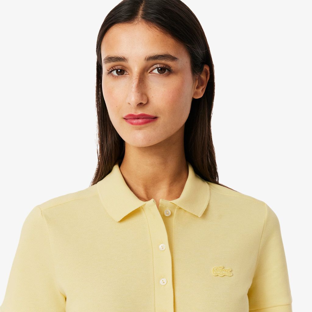 Áo Polo Lacoste Nữ L.12.D Ôm Dáng Chất Liệu Piqué Co Giãn