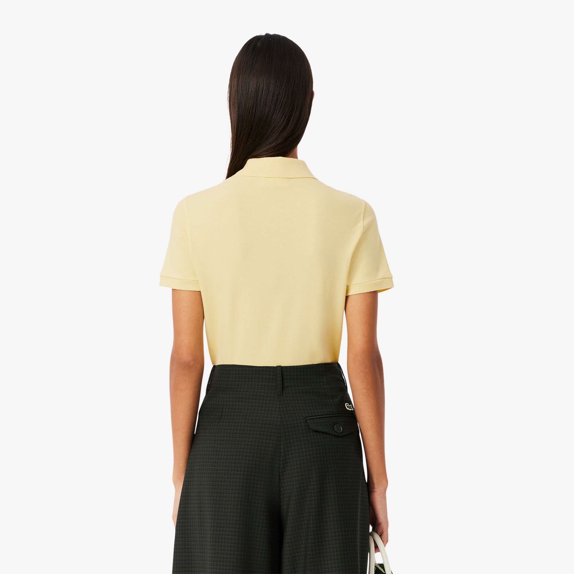 Áo Polo Lacoste Nữ L.12.D Ôm Dáng Chất Liệu Piqué Co Giãn